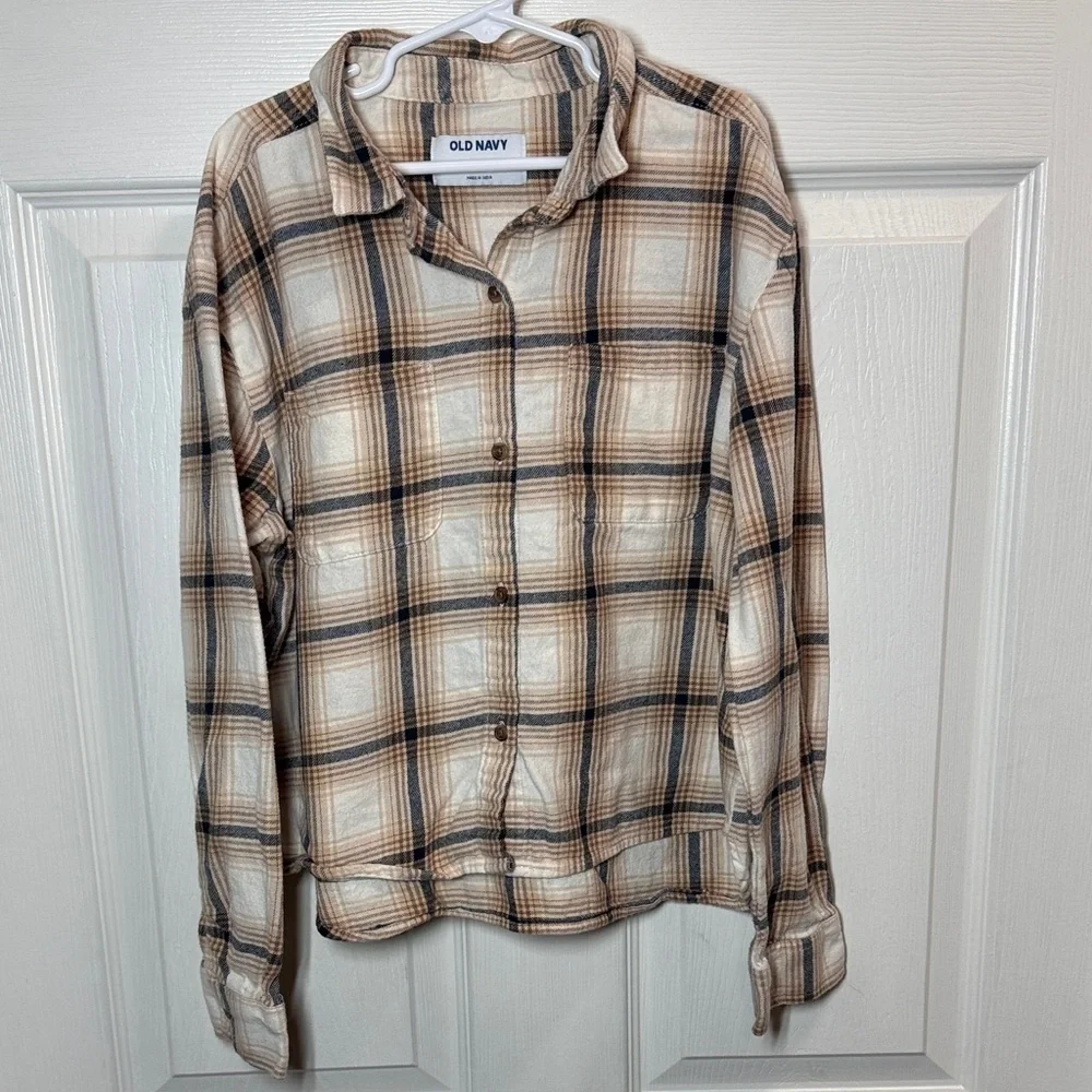 Boys Old Navy Plaid Flannel Shirt
